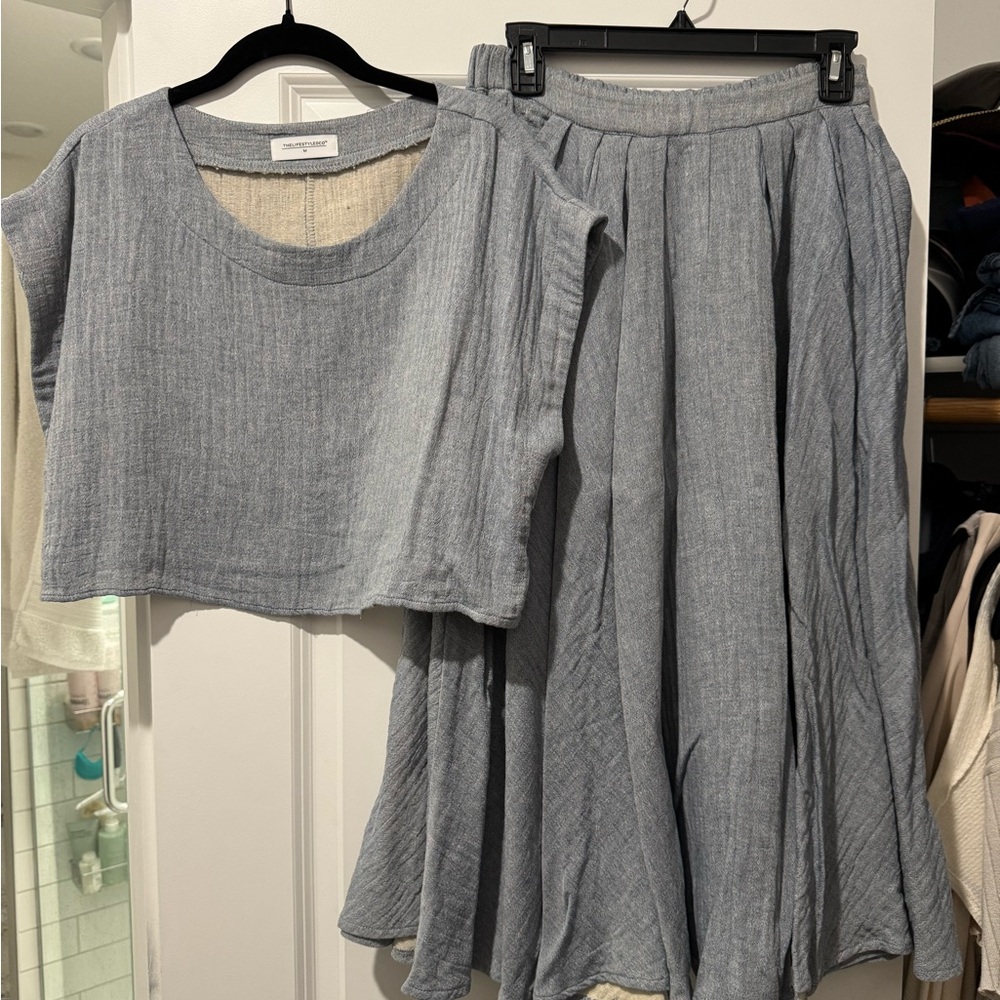 Blue Two-Piece Set